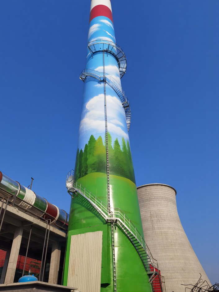 烟囱的华丽变身：如何让工业烟囱焕然一新